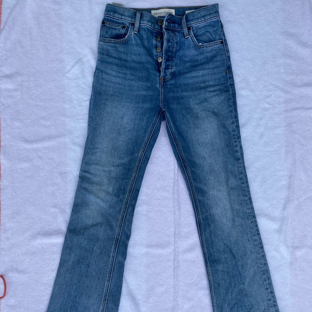 Denim Forum: Bailey High Rise Crop Flare